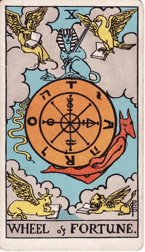 Wheel of Fortune, Major Arcana card 10