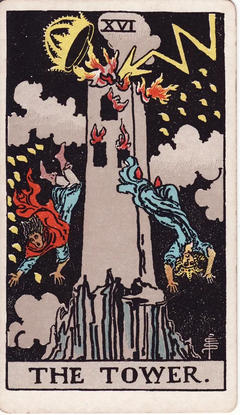 The Tower, Major Arcana card 16