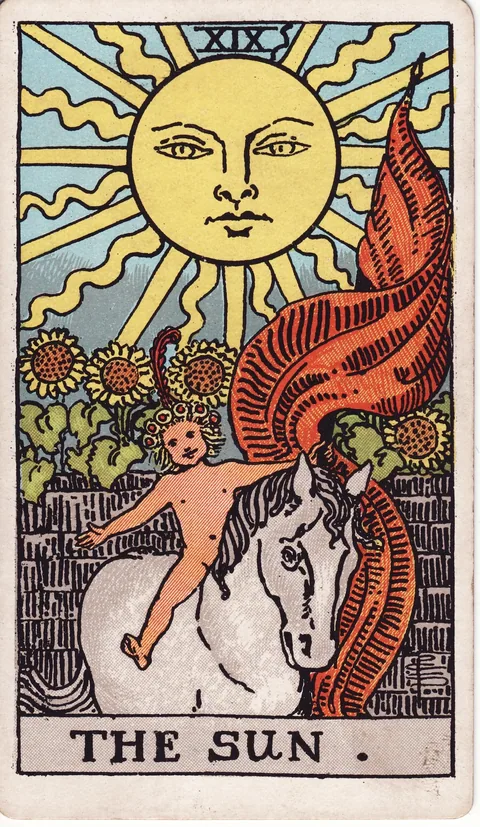 The Sun, Major Arcana card 19